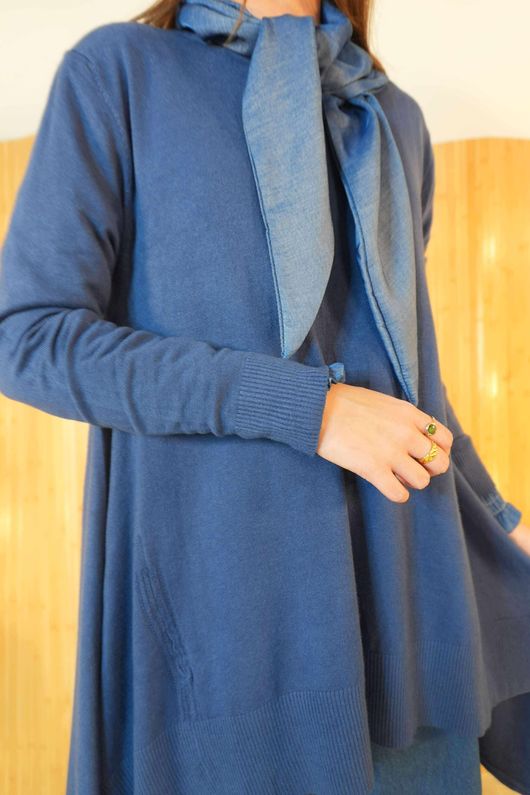 Mabel Dip Side Stretch Fine Knit Denim /30=